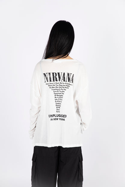טי ארוכה NIRVANA