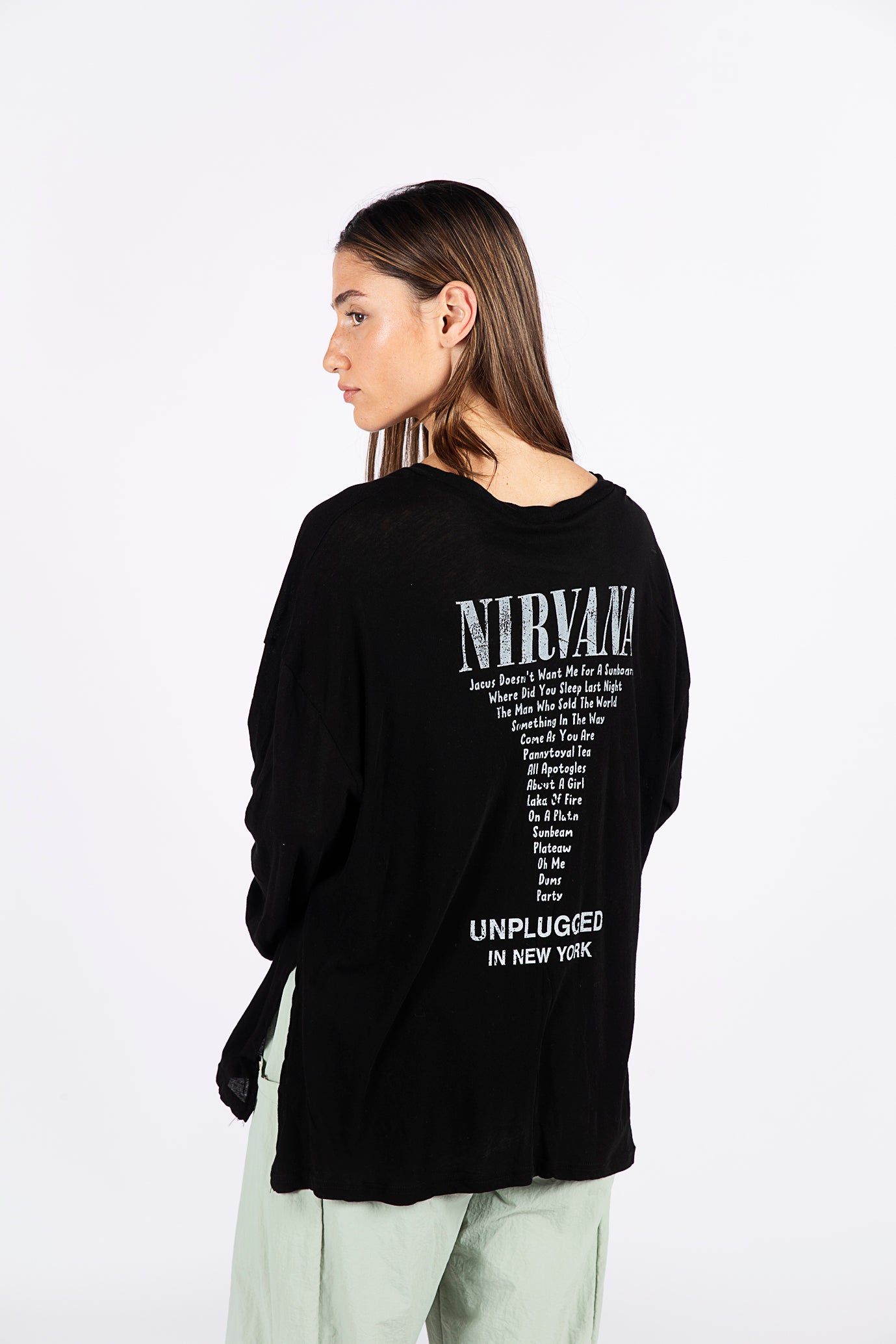 טי ארוכה NIRVANA